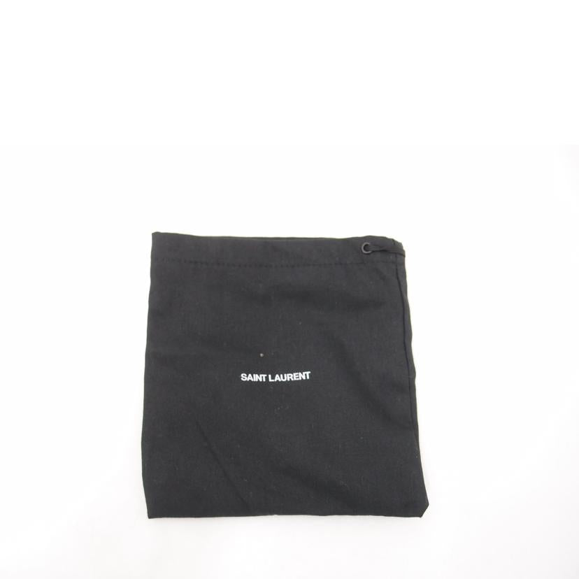 SAINT　LAURENT サンローラン/モノグラムコンパクトスリーフォールド財布／ブラック/403943//022*/Aランク/69