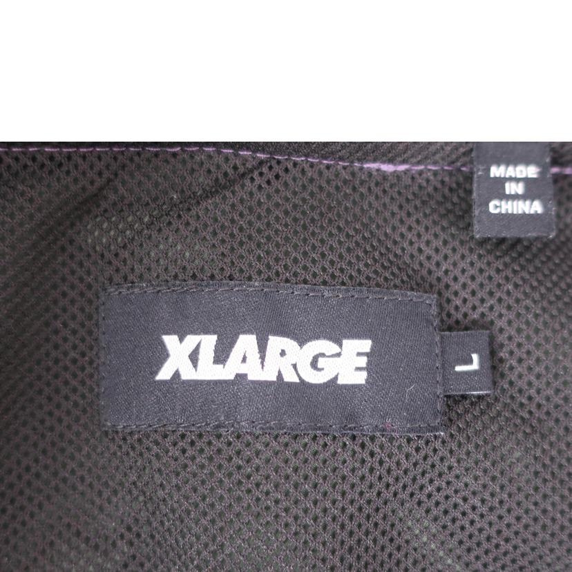 XLARGE エクストララージ/TAPED　ANORAK　JACKET　　Lサイズ　ダークカーキ×バイオレット/101231021013//ABランク/65