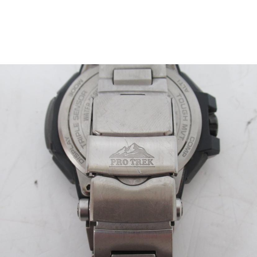 　　CASIO/PROTREK・MANASLU／電波ソーラー／トリプルセンサー/PRX-8000T//Bランク/63