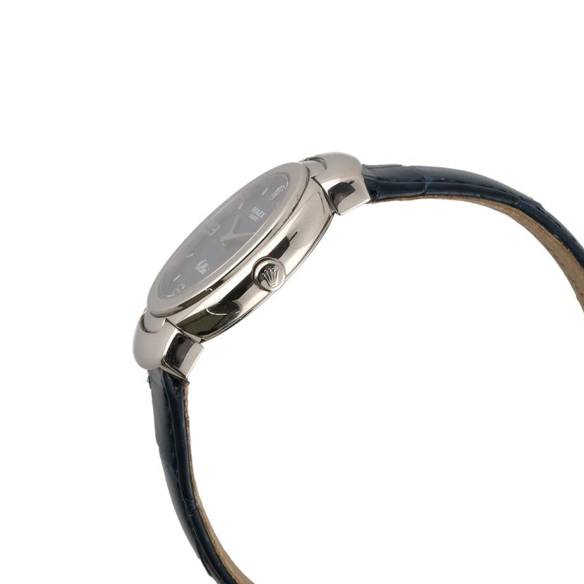 ROLEX ロレックス/チェリーニ・ブルー・WG/クオーツ/W番/6621/9//W06****/Aランク/75