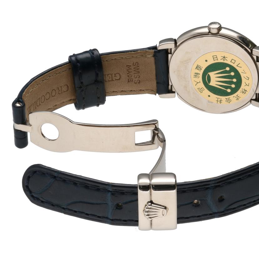 ROLEX ロレックス/チェリーニ・ブルー・WG/クオーツ/W番/6621/9//W06****/Aランク/75