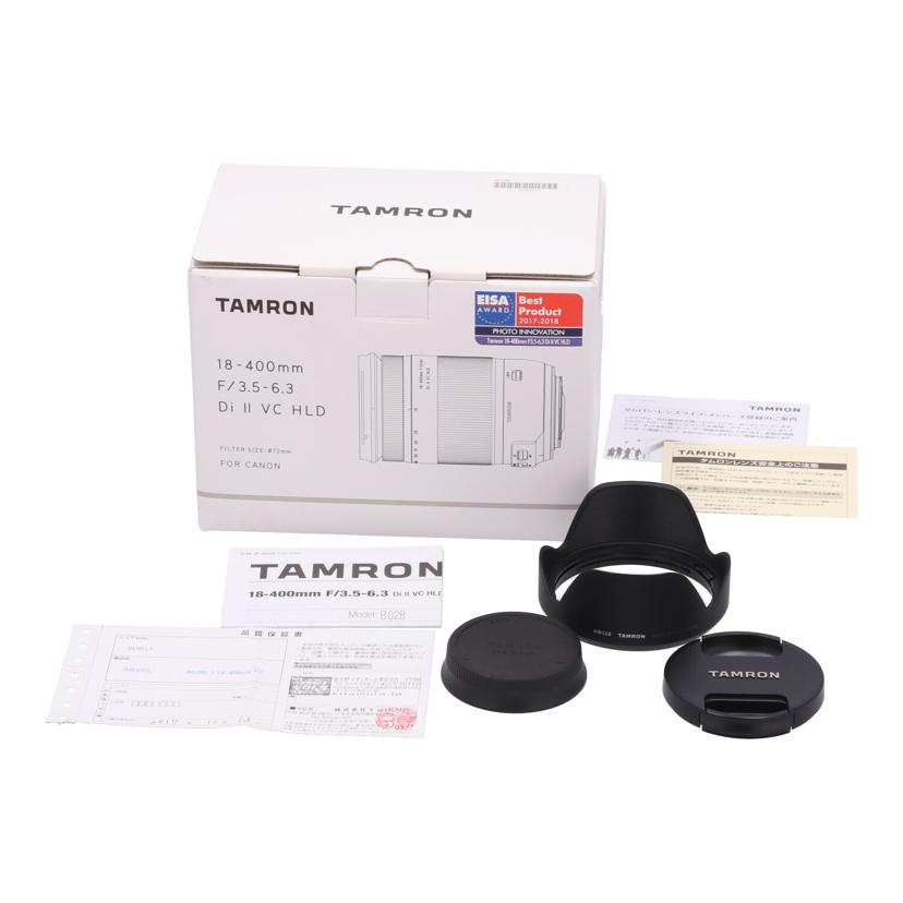 TAMRON　Canon タムロン　/交換レンズ／18－400mm/18-400mm F3.5-6.3 Di II VC HLD //019517/Bランク/82