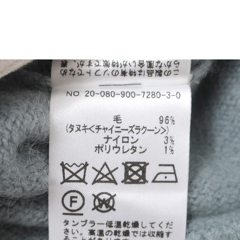 IENA イエナ/ラクーンVネックプルオーバー　フリーサイズ　ブルー/20-080-900-7280-3-0//SAランク/65