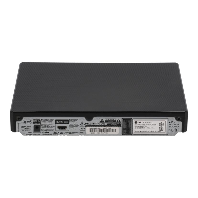 LG Electronics LG電子 /BDプレーヤー/BP250//006HZHK305681/Bランク/64