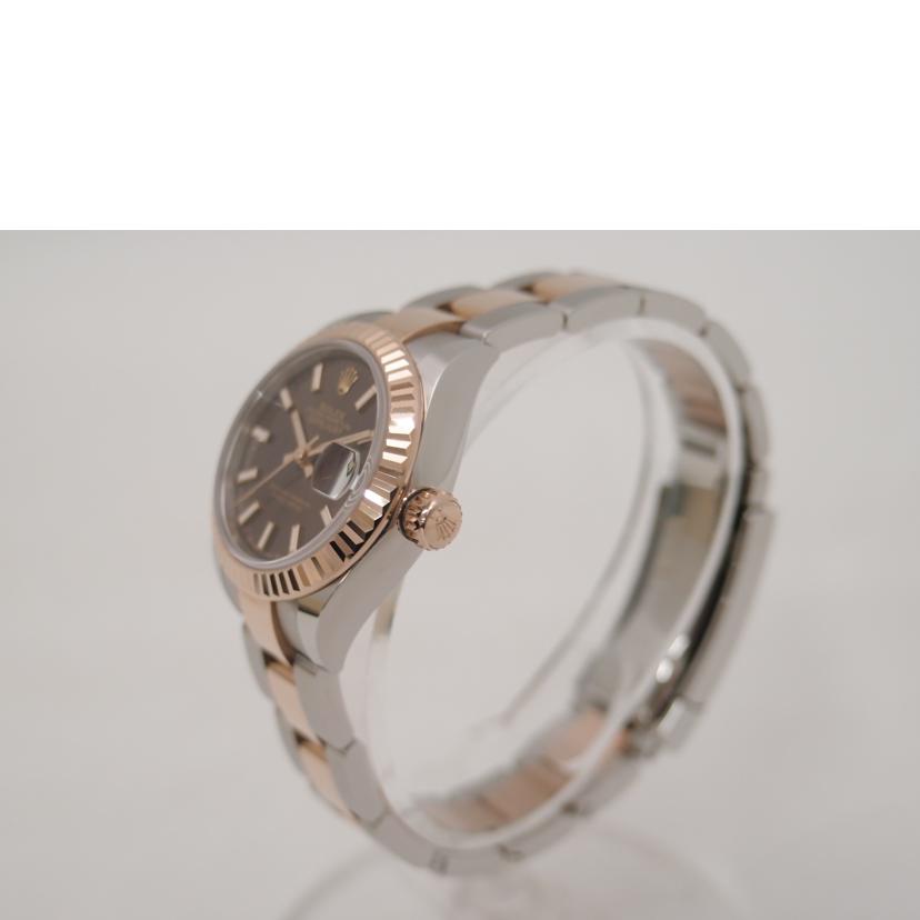 ROLEX ロレックス/デイトジャスト28・オイスターブレス・チョコレート/ランダム番（2022年購入）/自動巻き/279171//W57**************/SAランク/69