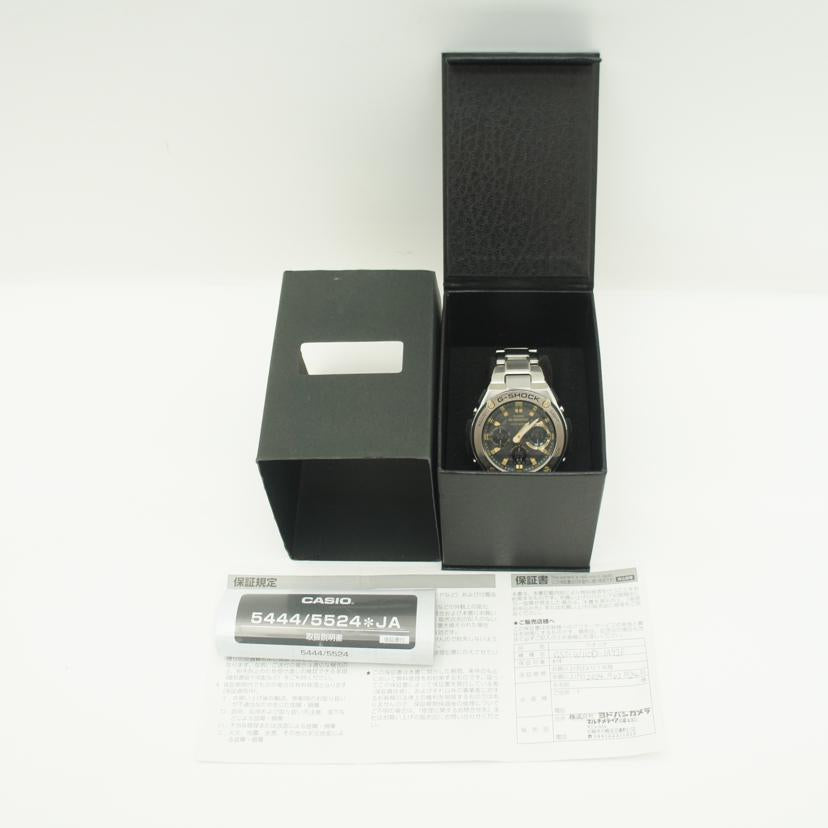 CASIO カシオ/G－SHOCK／　G－STEEL／　電波ソーラー/GST-W110B//554*/Aランク/70