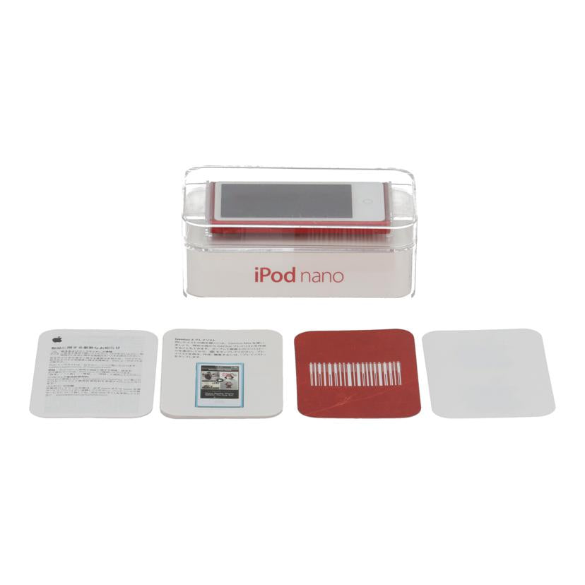 Apple　 アップル　/iPod　nano　第7世代（PRODUCT）RED/PD744J/A//DCYJH3Q7F4LP/Cランク/62