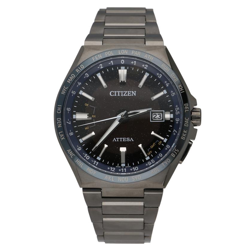 CITIZEN シチズン/CITIZEN 黒 ソーラー メンズ アテッサ35周年記念限定 ブルーユニバースコレクション/CB0217-71E//H14*********/ABランク/19