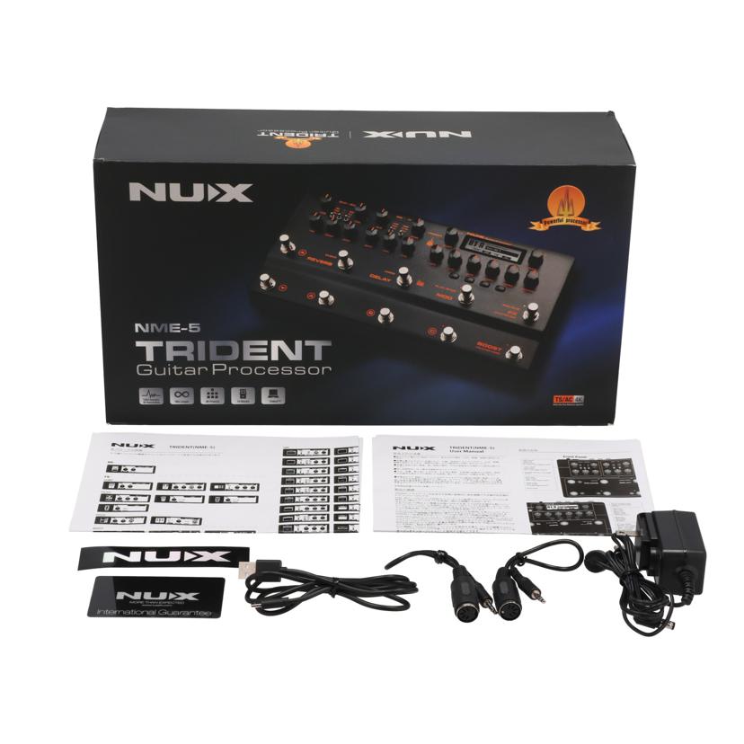 NUX ニューエックス/ギタープロセッサー/マルチエフェクター/TRIDENT NME-5/NME523D11346/ABランク/64【中古】 NUX ニューエックス /楽器｜WonderREX-ONLINE 公式通販サイト