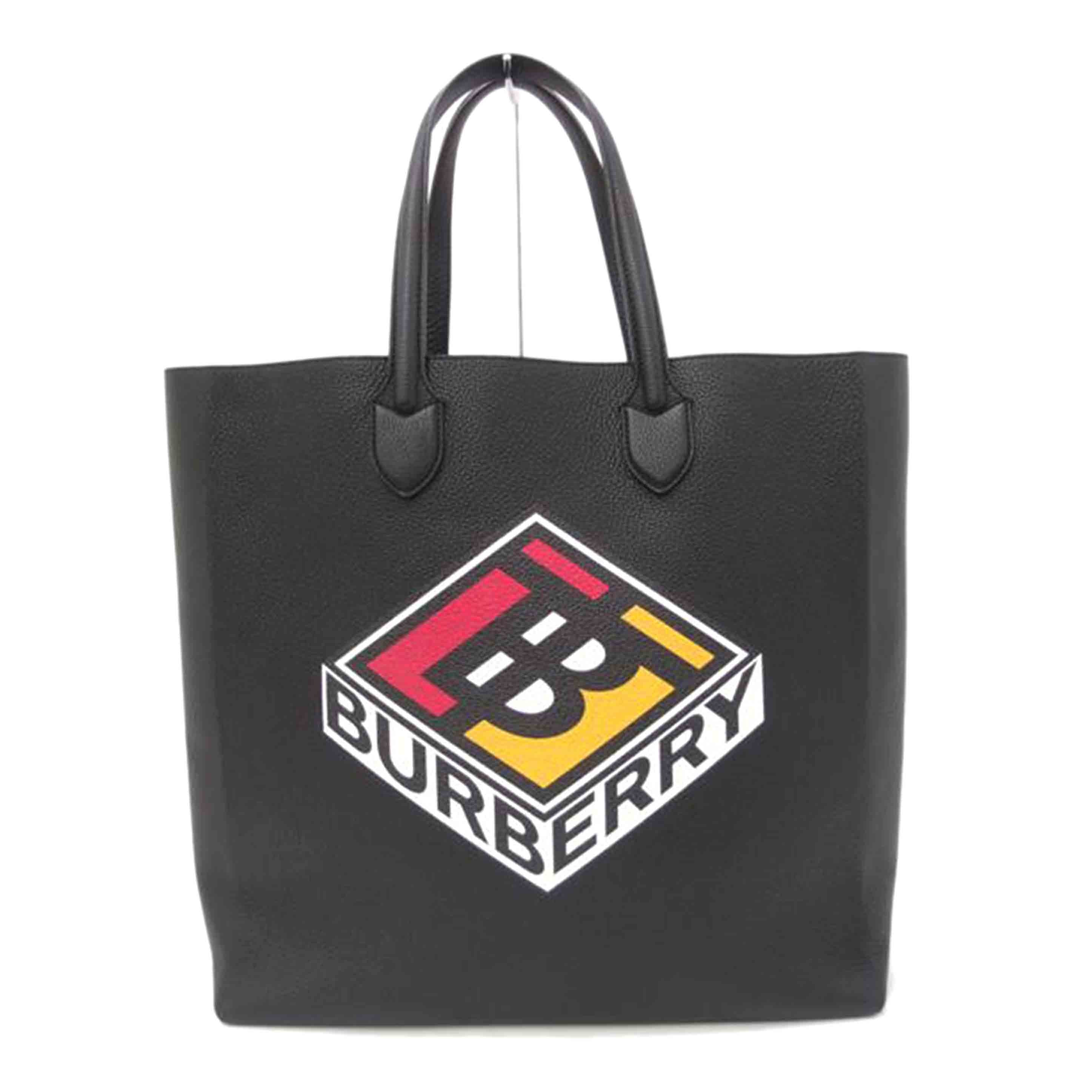 BURBERRY バーバリー/LG　KANEレザートート／ブラック//Aランク/69