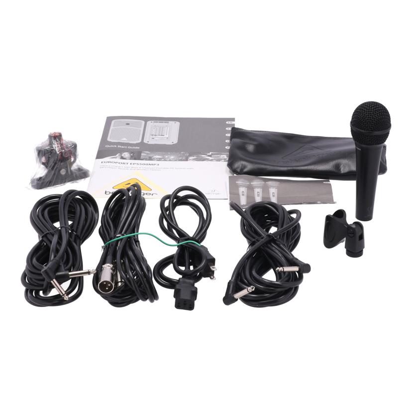 BEHRINGER ベリンガー　/PAセット／EUROPORT/EPS500MP3//000-AA802-00010/Bランク/81