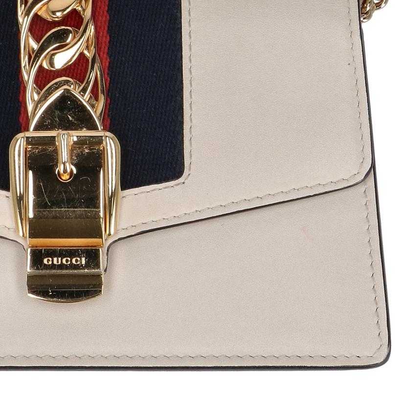 GUCCI ｸﾞｯﾁ/ショルダーバッグ／シルヴィ/494646//214*/ABランク/93