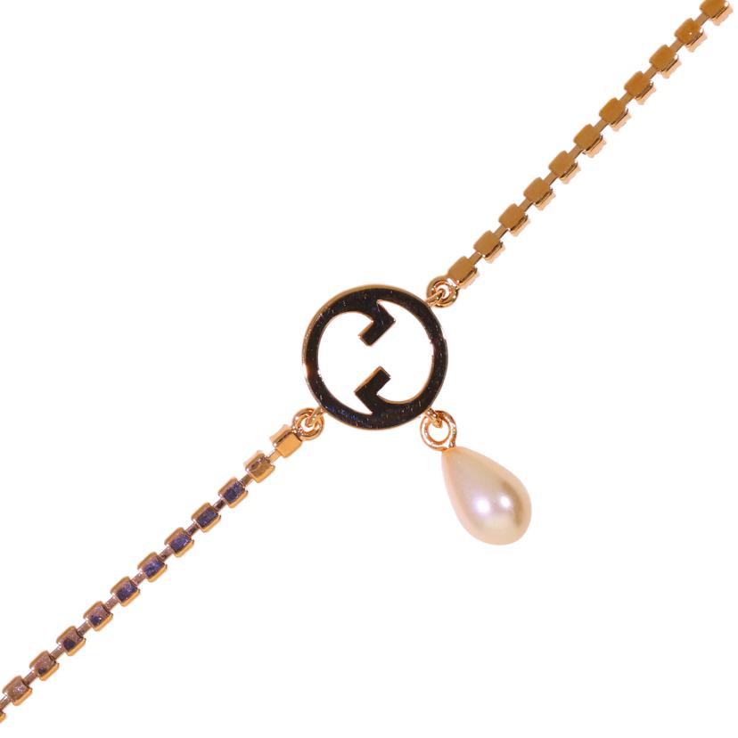 GUCCI グッチ/クリスタルブレスレット／ローズトーン//SAランク/70