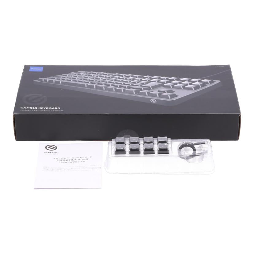 ELECOM エレコム/メカニカルゲーミングキーボード　未使用/ECTK-G01UKBK//3300844/Sランク/82