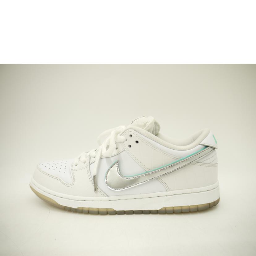 NIKE ナイキ/SB　DUNK　LOW　PRO Diamond　Supply WHITE/BV1310-100//Aランク/69