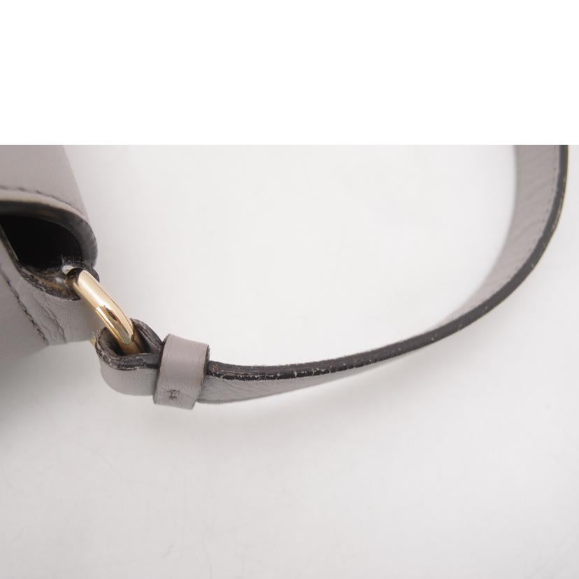 Ferragamo フェラガモ/ガンチーニレザーフラップショルダー／グレー/21 H004//ABランク/69