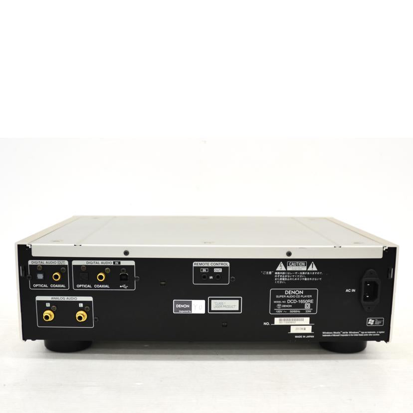 DENON デノン デンオン/SACDプレーヤー/DCD-1650RE//Aランク/75