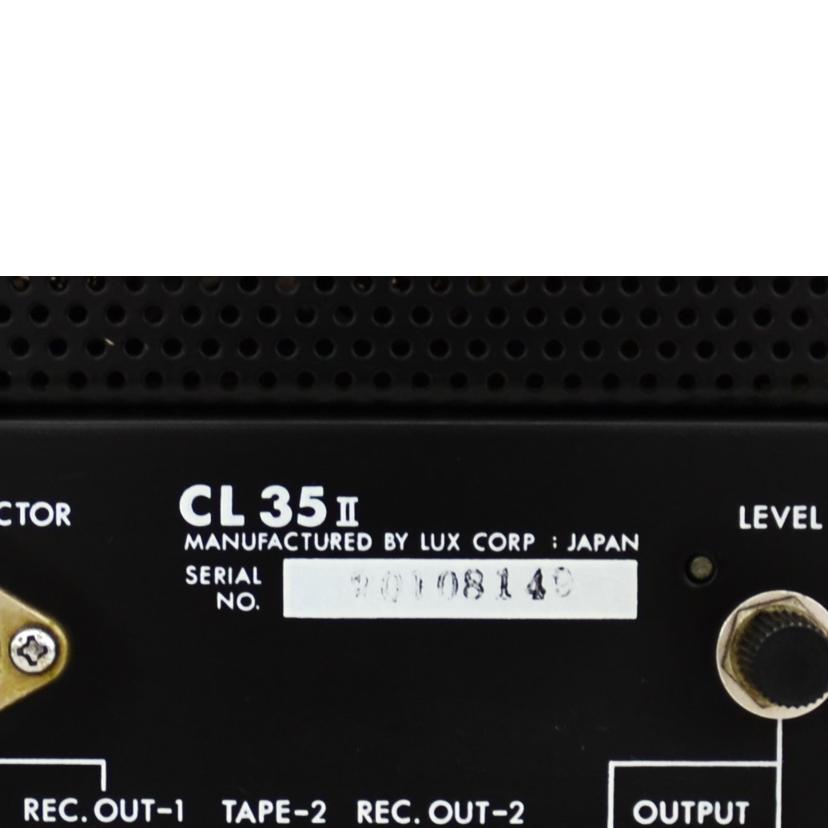 LUXMAN ラックスマン/管球式コントロールアンプ/CL35II//Aランク/75