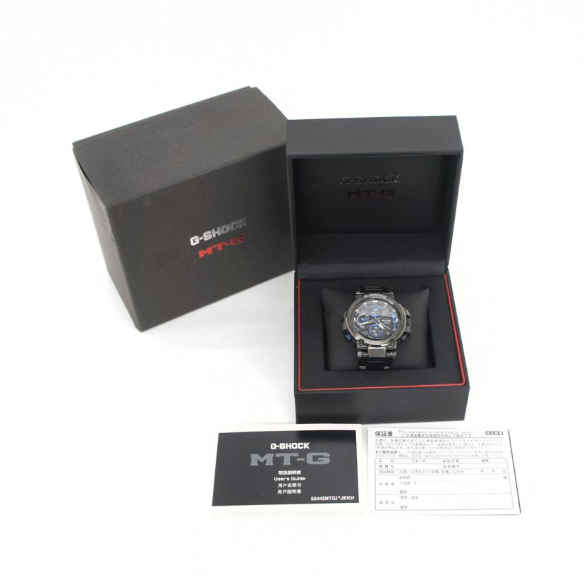 CASIO カシオ/G－SHOCK／MT－G／電波ソーラー×スマホリンク/MTG-B1000BD-1AJF//001*****/Aランク/75