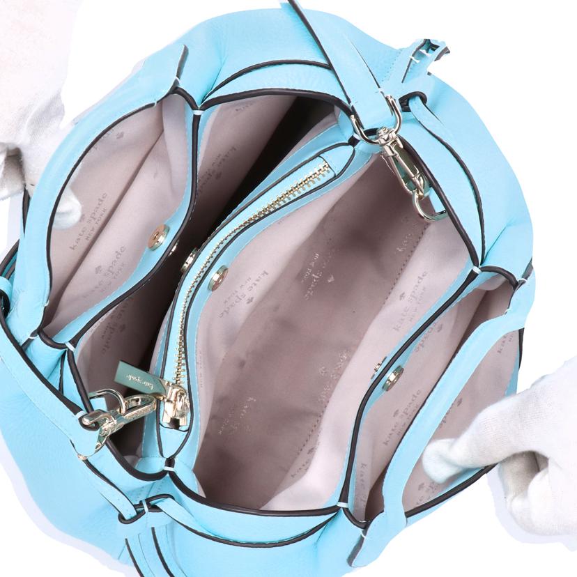 kate　spade ケイトスペード/ダンプリングスモールサッチェル／ライトブルー/JH1480//Aランク/06