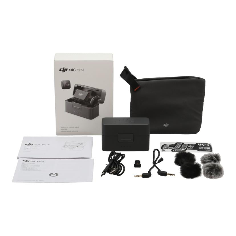 DJI ディージェーアイ /ワイヤレスマイク/DJI Mic Mini(2TX+1 RX+充電ｹｰｽ)//8PBXN8B016EHXJ/Aランク/71
