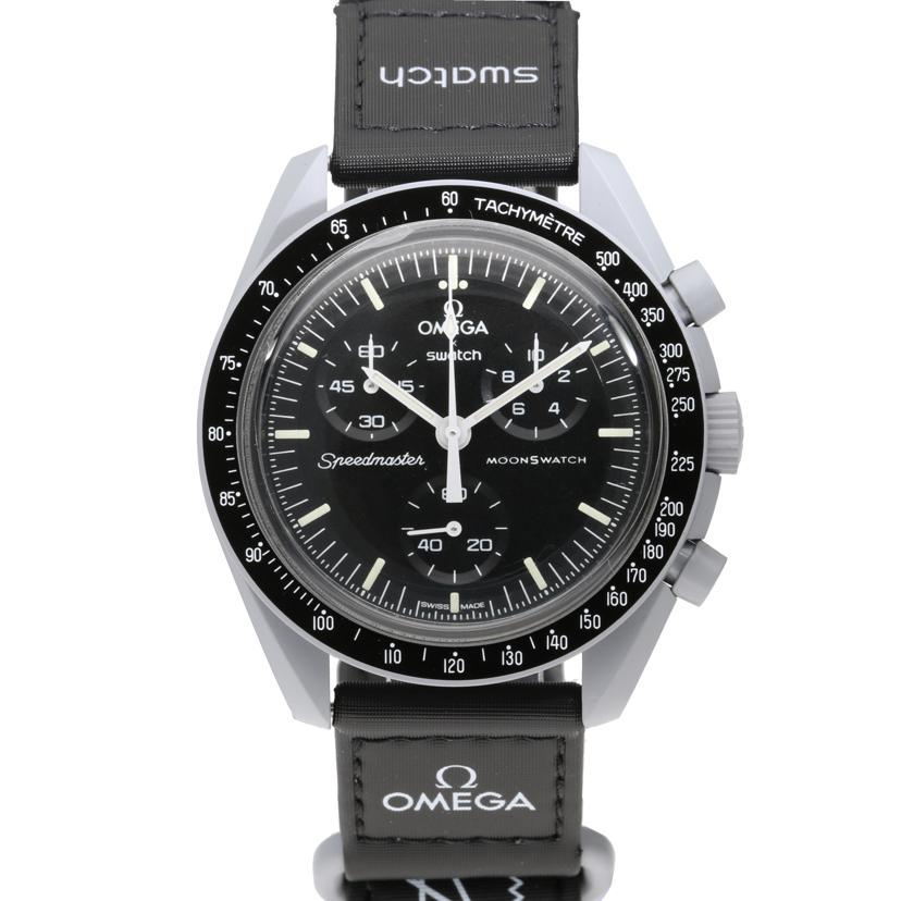 OMEGA×swatch オメガ×スウォッチ/ムーンスウォッチ／MISSION　TO　THE　MOON／クオーツ/SO33M100//Aランク/63