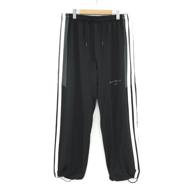 LYFT ジャージ パンツ 新品未使用タグ+袋付き LYFT】LYFT LOGO LINE JERSEY PANTS - BLACK リフト サイドロゴ