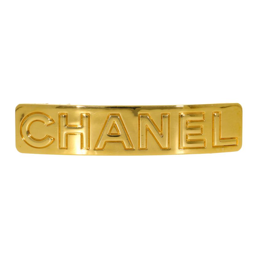 CHANEL シャネル/◇CHANEL／ロゴバレッタ／ゴールド//Bランク/06