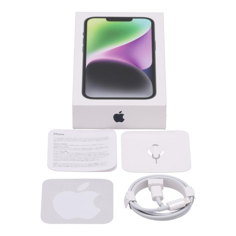 Apple　SIMロックなし アップル　/iPhone14　128GB/MPUD3J/A//KG4DG4X651/ABランク/05