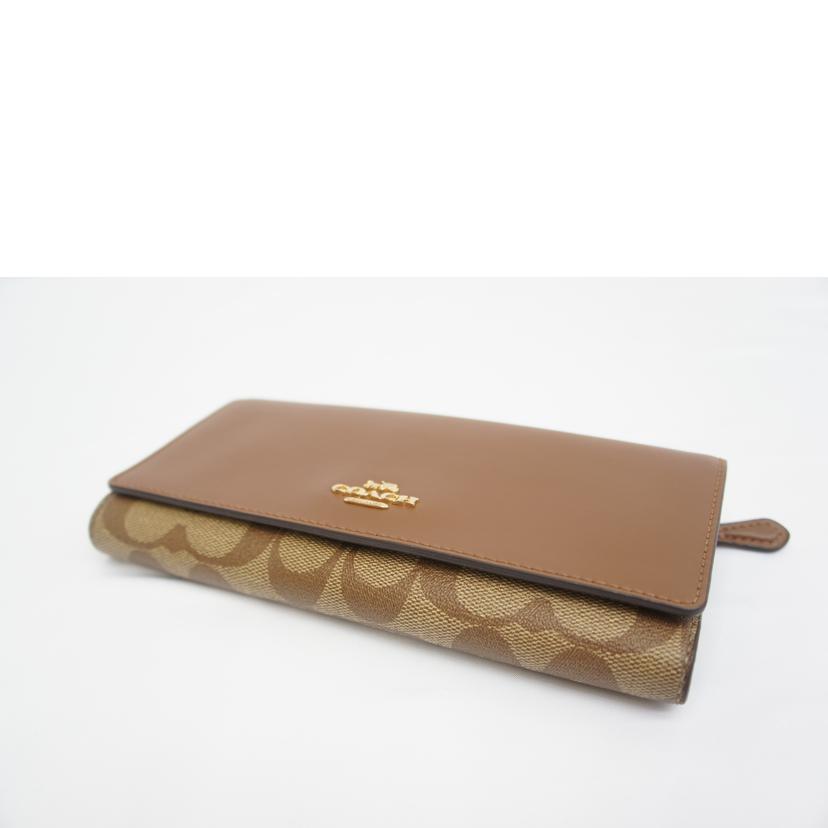 COACH コーチ/シグネチャー3つ折り長財布/C5966//H22**/ABランク/05