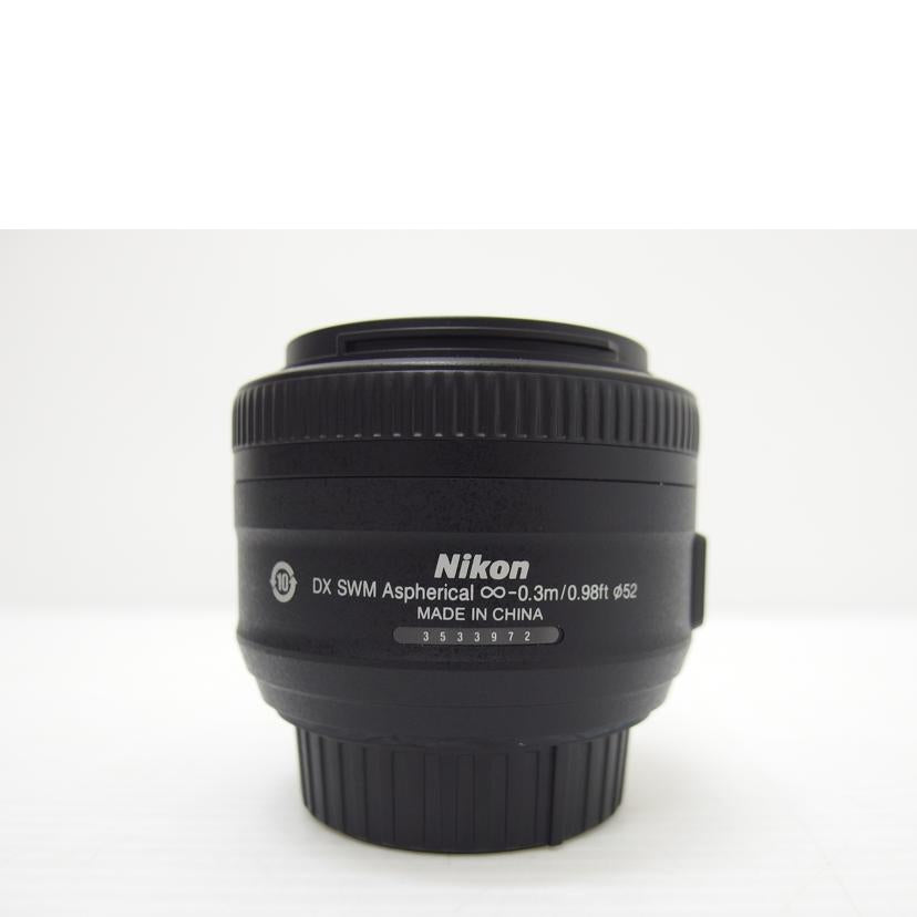 NIKON NIKON/AF－S 35mm単焦点レンズ/AF-S 35mm F1.8G DX//3533972/ABランク/88