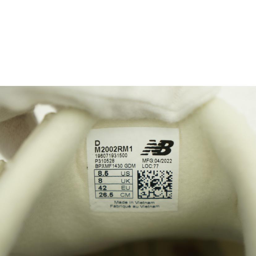new　balance ニューバランス/ブライアントジャイルス×2002R／ミュール／オフホワイト/M2002RM1//SAランク/75