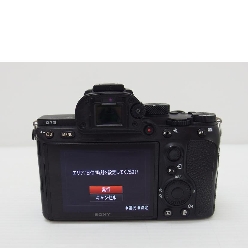 SONY SONY/α7IIIミラーレスボディ／ILCE－7M3/ILCE-7M3//3108738/ABランク/88