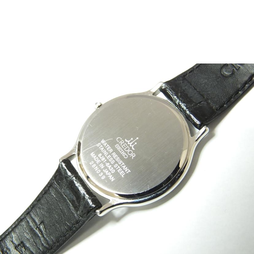 SEIKO セイコー/CREDOR／クレドール／メンズクォーツ/8J81-6A30//28N***/Bランク/88