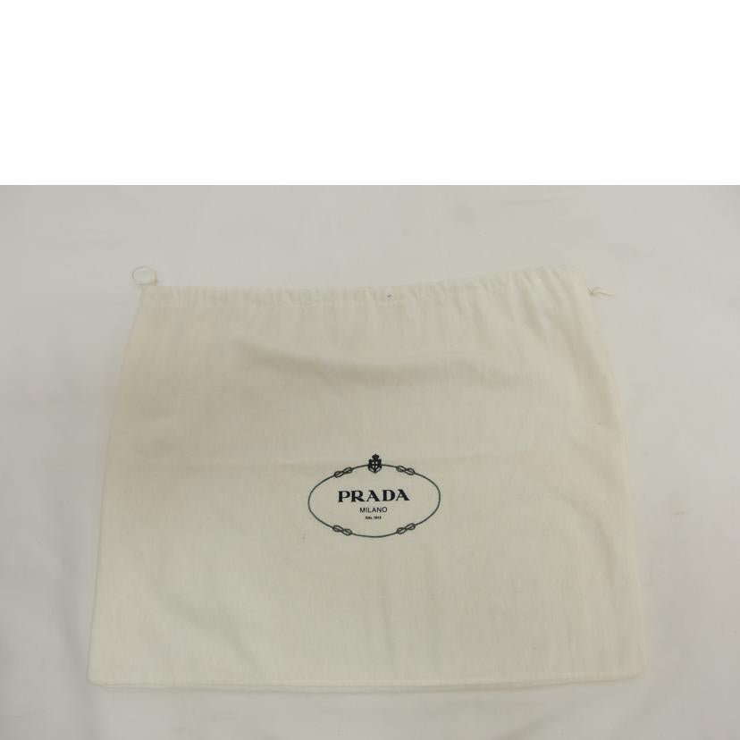 PRADA プラダ/ナイロンレザー／ミニボストンバッグ／ブラック//105/ABランク/04