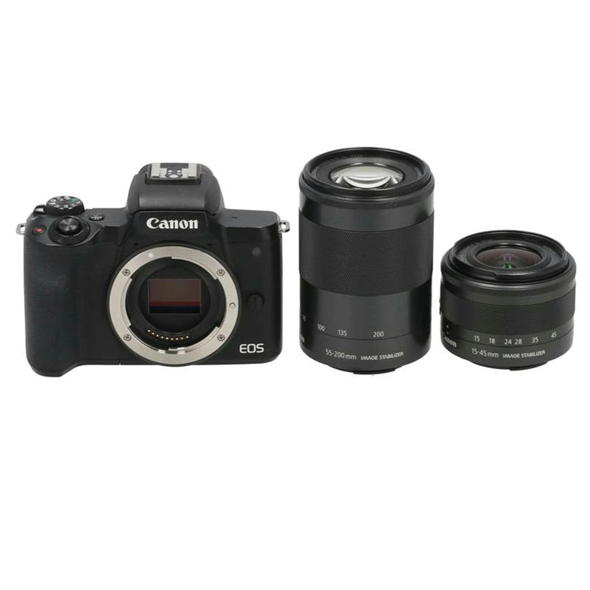 Canon キヤノン /ミラーレス一眼 ダブルズームキット/EOS Kiss M2 ﾀﾞﾌﾞﾙｽﾞｰﾑｷｯﾄ//321055001331/Bランク/19