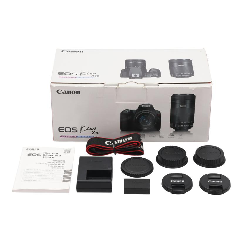 Canon キヤノン /デジタル一眼 ダブルズームキット/EOS Kiss X10 ﾀﾞﾌﾞﾙｽﾞｰﾑｷｯﾄ//241033000583/Bランク/19