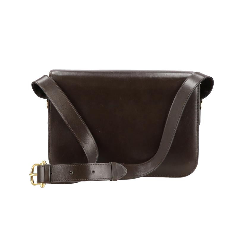 CELINE セリーヌ/ヴィンンテージ／マカダムバックルレザーフラップショルダー　//ABランク/24