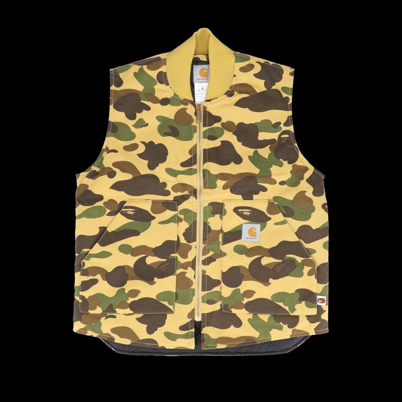 A　BATHING　APE　×　Carharrt アベイシングエイプ/xABAITHING　APE／camoyellowduckvest／激レア／入手困難／06AW／アーカイブ//Aランク/24