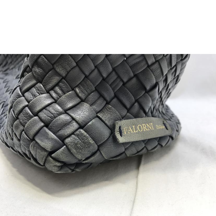 FALORNI　TIALIA ファロルニ/イントレチャート　メッシュレザー　トートバッグ/F1615//Bランク/51