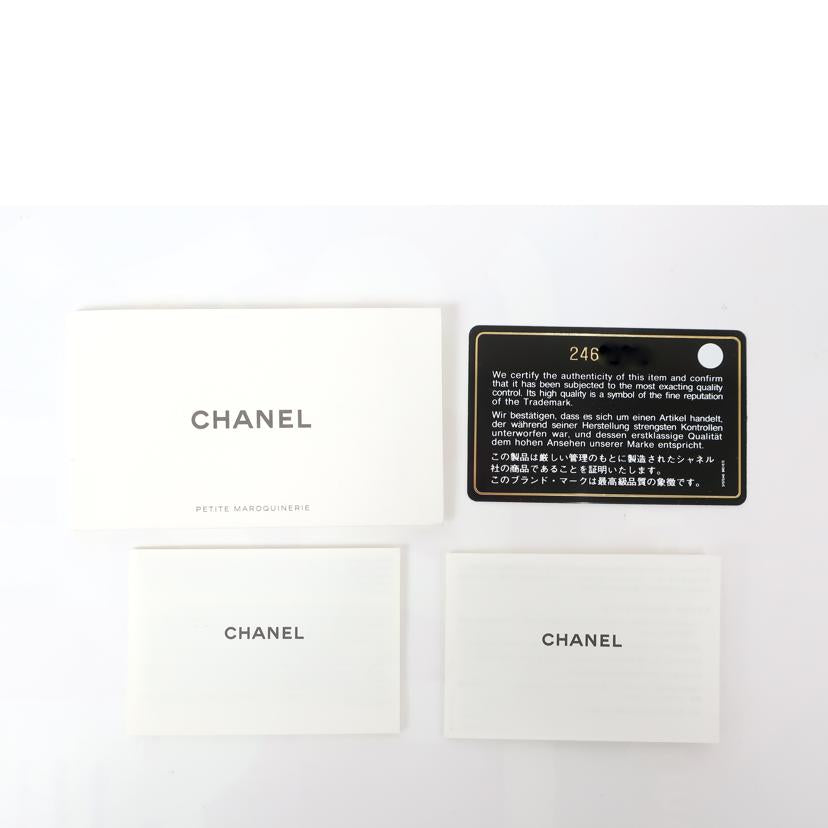 CHANEL シャネル/キャビアスキン　二つ折り財布　ピンク//ABランク/65