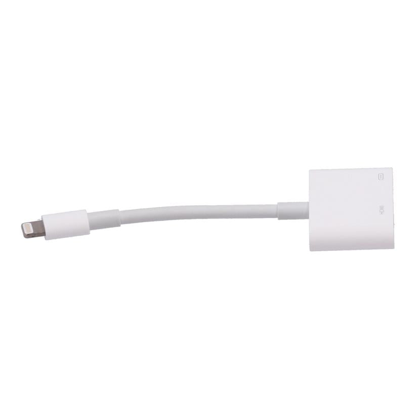 Apple　 アップル　/Lightning　－　Digital　AVアダプタ/MW2P3AM/A//JAN4549995458398/Bランク/69