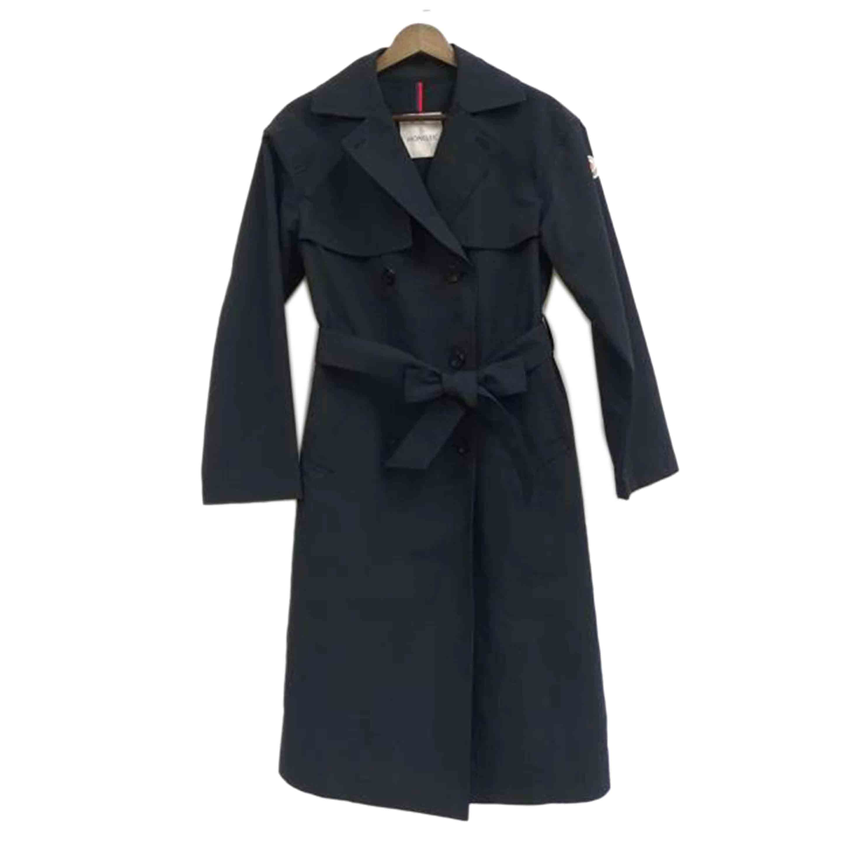 MONCLER モンクレール/STIBIDEN　ロングトレンチコート／ネイビー/C-ZIND-21-122464//ABランク/82