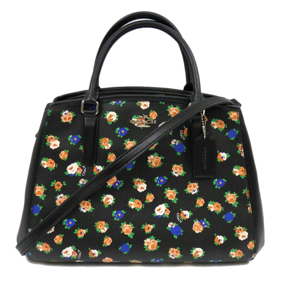 COACH コーチ/フローラルスモールマーゴット キャリーオール2Wayバッグ/F57629//ABランク/25