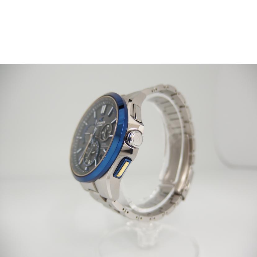 CASIO カシオ/オシアナス・ブラックマーブル／GPSハイブリッド／ソーラー/ OCW-G1100TG-1AFJ//G21*****/Aランク/82