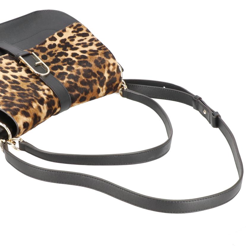 FURLA フルラ/フローレオパード柄レザー2WAYトート//ABランク/75