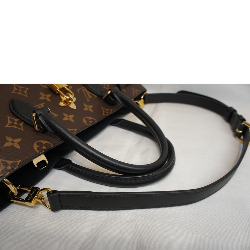 LOUIS　VUITTON ルイヴィトン/フラワートート／モノグラム／ノワール/M43550//RFI*/Aランク/92