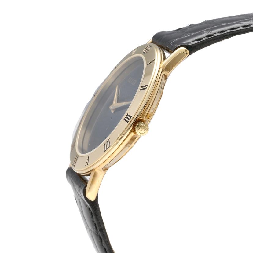 GUCCI グッチ/GUCCI／ゴールド／ブラック文字盤クォーツ/3000.2.M//055****/ABランク/06