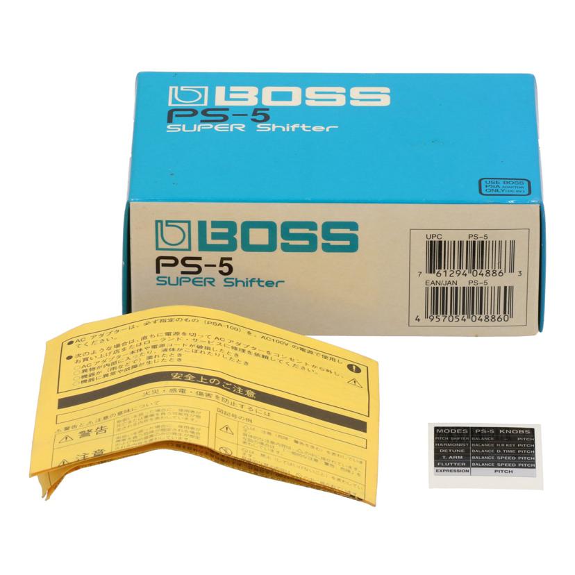 BOSS ボス /エフェクター/ピッチシフター/PS-5//JAN4957054048860/ABランク/09