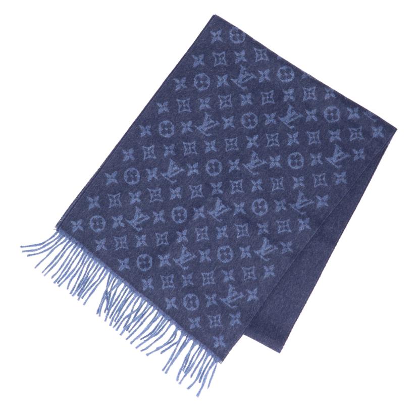 LOUIS VUITTON ルイヴィトン/カシミア×ウール/モノグラムマフラー/M70257//CT0136/ABランク/91